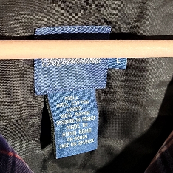 Faconnable Plaid Faux Velvet Jacket - Picture 5 of 7